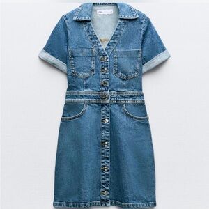 Zara denim dress